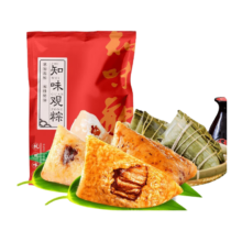 PLUS会员:知味观 粽子 中华老字号 散装大猪肉粽甜粽 杭帮粽大礼包1000g10只