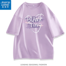 JEANSWEST 真维斯 女士纯棉短袖T恤