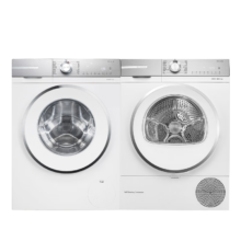 618预售、PLUS会员：BOSCH 博世 6系云朵白·设计师版 254X00+254D00 洗烘套装
