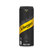 4号20点  限量500份：可口可乐（Coca-Cola）Schweppes无糖零卡苏打水汽水饮料整箱装 330mL 24罐 1箱 原味