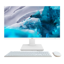 AOC 大师926 高清网课学习办公一体机电脑台式主机(12代N95 16G 512GSSD 双频WiFi 3年上门) 27英寸