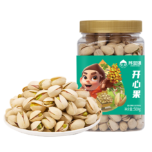 京东百亿补贴、plus会员立减:陈坚强 开心果500g/罐装 原色无漂白