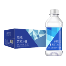 PLUS会员、需首购：依能 锌强化 无糖无汽弱碱苏打水饮料 350ml*24瓶 *2件