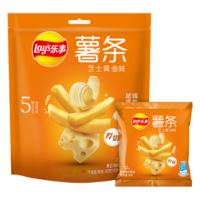 限地区、plus会员:乐事（Lay's）薯条 芝士黄油味 16gx5包 ＊3件