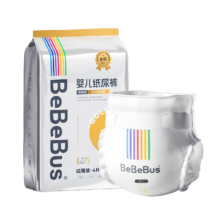 bebebus  金标茶树精华纸尿裤  试用装L4片（9-14kg) 限购一包