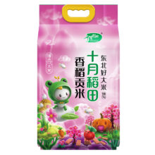 Plus会员，需首购礼金:十月稻田 香稻贡米5kg *2件