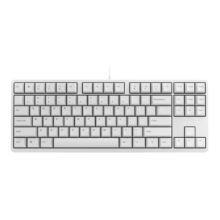 CHERRY樱桃 G80-3000S TKL机械键盘 有线键盘 PBT键帽   樱桃无钢结构 经典款 白色茶轴