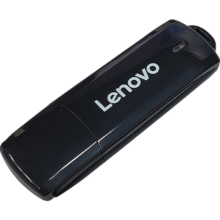 plus会员、概率券、首购：联想（Lenovo）128GB USB3.2 U盘帽盖设计 时尚便携 SS260系列学习办公电脑通用 黑色