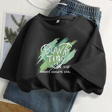 JEANSWEST 真维斯 KV真维斯纯棉短袖t恤女2024新款 夏季宽松显瘦薄荷曼波风穿搭上衣