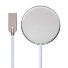 ALittleFlower适用苹果13/12/ProMax 小米10Pro手机 无线充电器 快充通用15W充电底座 MagSafe-USB-太空银