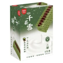 plus会员、掉落券:千层雪【刘宇推荐】和路雪 雪棒抹茶口味冰淇淋 62g*4支*8件