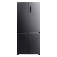 京东百亿补贴、PLUS会员：TCL 58厘米超薄平嵌436升大容量一级双变频十字对开门四开门家用电冰箱超薄可嵌入R436T5-U晶岩灰