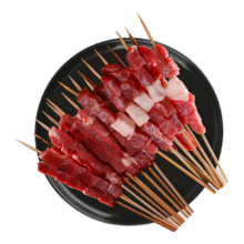 PLUS会员:游牧御品 牛肉串+羊肉串组合60串/600g