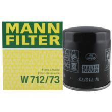 曼牌（MANNFILTER）W712/73M机油滤芯格适用CX-7睿翼福克斯致胜麦柯斯奔腾B50B70B90