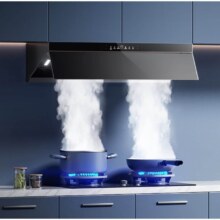 预售、PLUS:美的（Midea）抽吸油烟机 欧式侧吸高温蒸汽洗 齐平橱柜变频巡航23风量1000Pa大静压AK5PRO