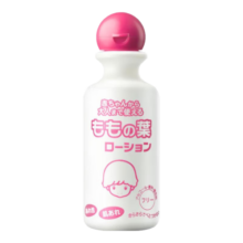 宇津日本进口液体爽身粉新生婴儿桃叶痱子粉宝宝专用爽肤桃子水200ml