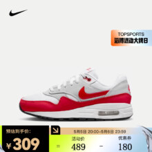 耐克（NIKE）AIR MAX 1 (GS) 运动鞋 DZ3307-003 37.5码