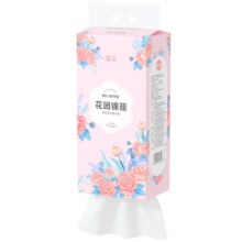 限学生：漫花 原木家用 4层加厚亲肤 悬挂抽纸1000张*1提