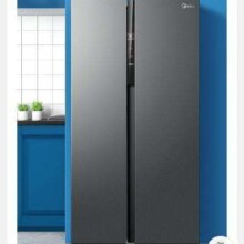 再降价、预售、PLUS会员：Midea 美的 550升一级能效 双变频对开门 电冰箱 BCD-550WKPZM(E）