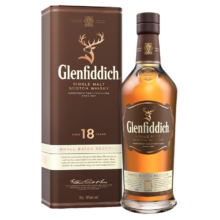 PLUS会员：Glenfiddich 格兰菲迪 18年 单一麦芽 苏格兰威士忌 40%vol 700ml