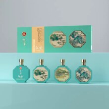 五粮液股份出品，红福咏江南 52度礼盒白酒250mL*4瓶