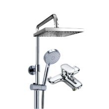预售、PLUS会员：KOHLER 科勒 珂悦系列 K-77365T-CP 三出水花洒套装