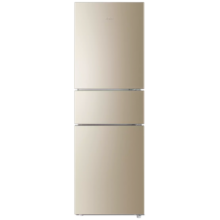海尔（Haier）三开门冰箱小型家用电冰箱三门大容量超薄风冷无霜冷藏冷冻两用宿舍寝室出租房用办公室小冰箱 风冷无霜[2]级216L节能省电冰箱