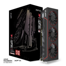PLUS会员：讯景（XFX）AMD RADEON RX 7900 XTX 24GB 凤凰涅槃 电竞游戏独立显卡