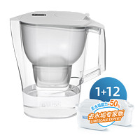 BRITA 碧然德 过滤净水器 家用滤水壶 Kalea 晨汐系列XL 3.5L（灰）+专家版滤芯12枚（含组套）