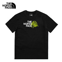 THE NORTH FACE 短袖T恤男户外舒适透气棉质短袖春上新88GB 黑色/JK3