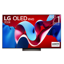 预售、PLUS会员：LG65英寸 OLED65C4PCA 4K超高清全面屏专业智能游戏电视 120HZ高刷新0.1ms低延迟 (65C3升级款）