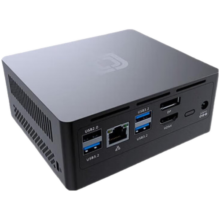 中柏迷你主机mini PC电脑办公家用娱乐台式机（十二代N100四核 双频WiFi） N100（WiFi5/单网口） 准系统（无内存硬盘）