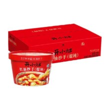 统一速食冲泡馄饨开小灶红油抄手74g*6碗整箱