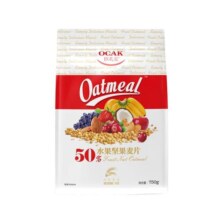 欧扎克50%水果坚果酥脆即食麦片营养早餐冲饮代餐燕麦片600g/750g
