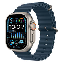 五一放价、百亿补贴：Apple 苹果 Watch Ultra2 智能手表 GPS+蜂窝版 49mm 钛金属 蓝色 海洋表带