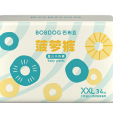 BoBDoG 巴布豆 全尺码可选  新菠萝 拉拉裤 XXL34片