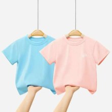 ELLE BABY 儿童T恤纯色棉透
