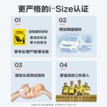 两只兔子认知儿童安全座椅0-7-12岁360度旋转汽车用宝宝婴儿车载座椅可坐 认知-国王蓝【isofix+latch】
