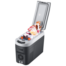 英得尔车载冰箱18L立式扶手位带肩带车家两用12V 24V 220V H18 车家两用 18升