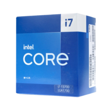 英特尔(Intel) i7-13700 13代 酷睿 处理器 16核24线程 睿频至高可达5.2Ghz 30M三级缓存 台式机CPU