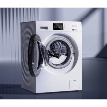 松下洗衣机全自动家用滚筒洗衣机10公斤 一级能效洗衣机变频轻音电机 除菌洗除螨 白色上排水省水省电 XQG100-J105