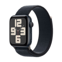 Apple/苹果 Watch SE 2023款智能手表GPS款44毫米午夜色铝金属表壳午夜色回环式运动型表带 MREA3CH/A