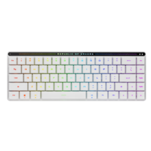 PLUS会员：ROG 魔导士RX LP 矮光轴RX机械键盘 三模无线 游戏键盘 68键小键盘MAC键盘 蓝轴RGB 支持MacOS  白色