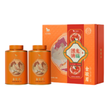 plus会员、京东百亿补贴:八马茶业 红茶特级金骏眉  年货送礼160g+赠品茶具一套