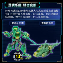 变形金刚（TRANSFORMERS）儿童男孩玩具车模型手办生日礼物传世加强级碎片F8529
