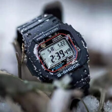 卡西欧（CASIO）G-SHOCK礼物推荐男表经典35周年限定街头说唱小方块金属小方表 电波+太阳能GW-M5610U-1
