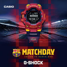 CASIO 卡西欧 G-SHOCK G-SQUAD系列 49.3毫米石英腕表 GBD-100BAR-4 巴塞罗那