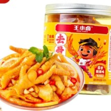 PLUS会员：王小卤去骨凤爪 蒜香酸辣味 500g*2件