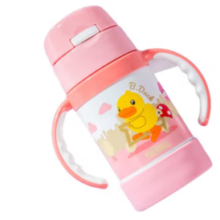 20点！THERMOS 膳魔师 儿童水杯保温杯 FEC 粉色小黄鸭 280ml