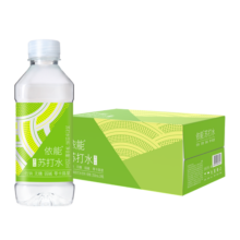 依能 青柠檬味 无糖0卡无汽弱碱 苏打水饮料 350ml*24瓶 整箱装